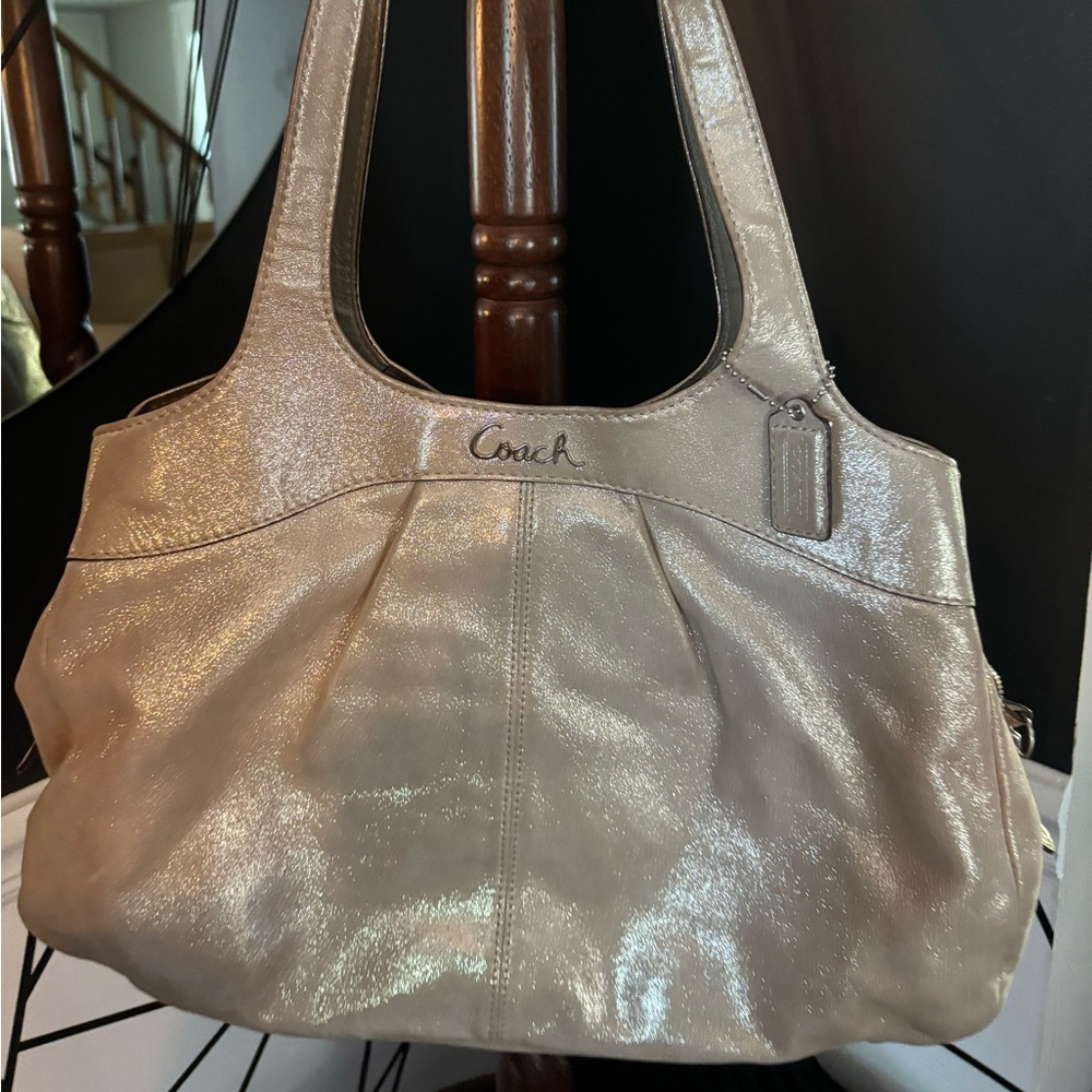 Coach Gold Shoulder Purse